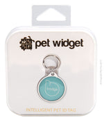 Pet Widget Id Tag (Cyan)