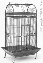 Avi One Parrot Cage 210 Silver Black