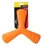 Pet One Dog Toy Activ Rubber Flyer 25.4Cm Dia Orange