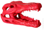 Aqua One Hermit Crab Alligator Skull Red 7.5x4.5x4.5Cm