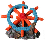 HERMIT CRAB SHIP WHEEL 14X10.5X10.5CM