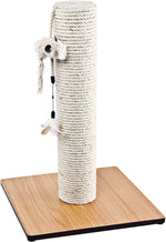 ELITE LEO - SCRATCH POST W/TOYS - 34X34X47CM