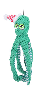 Kazoo Christmas Crinkle Octopus - Medium