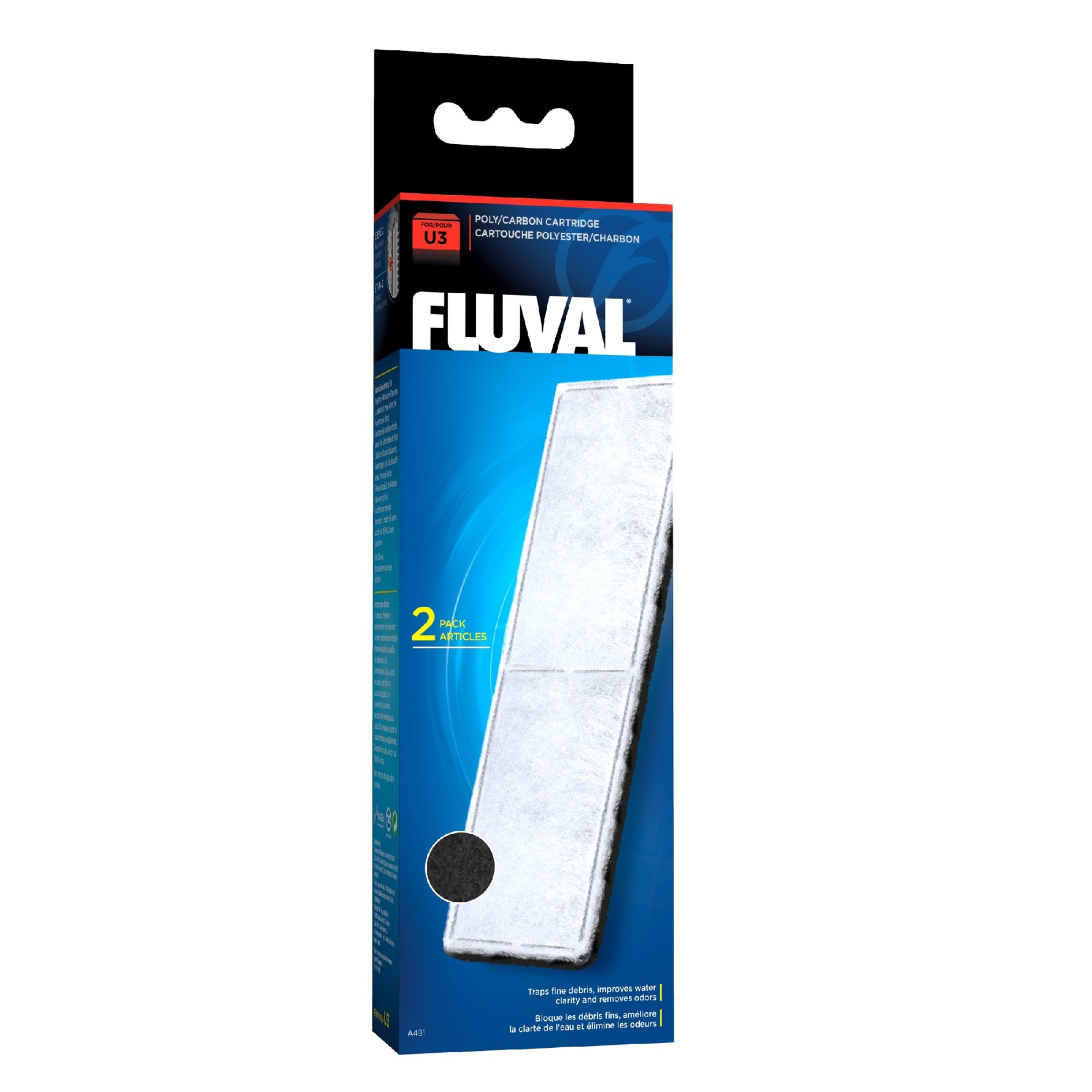 FLUVAL U3 - POLY/CARBON CARTRIDGE (2)
