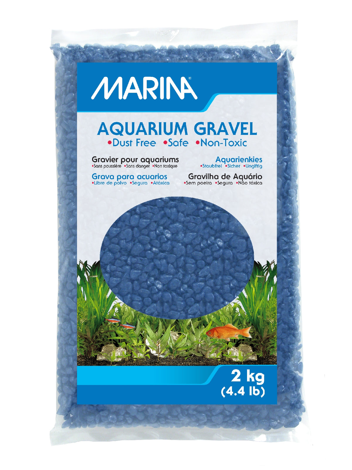 Marina Coloured Gravel  Blue 2kg