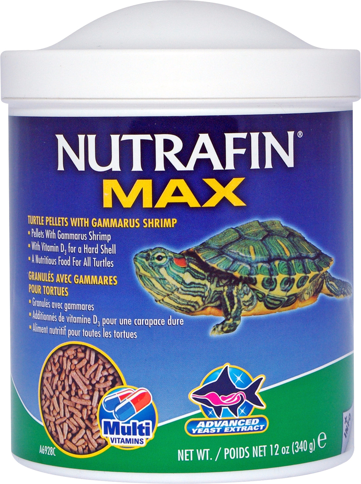 NUTRAFIN MAX TURTLE PELLETS - 340GM