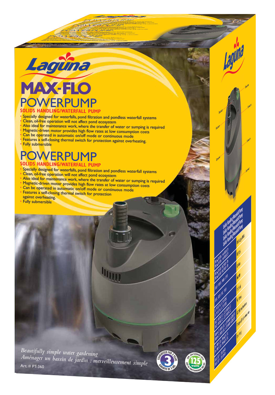 Laguna Max-Flo 6400 Sump/Waterfall Pump (5 metre)