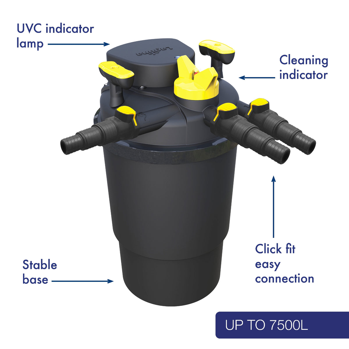 Laguna PressureFlo UVC Pond Filter 7500 13w