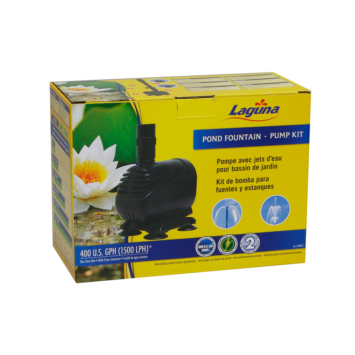Laguna Pond Fountain Pump Kit - up to 1500 litres