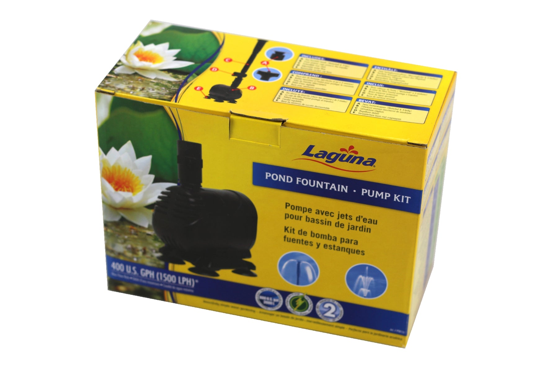 Laguna Pond Fountain Pump Kit - up to 1500 litres