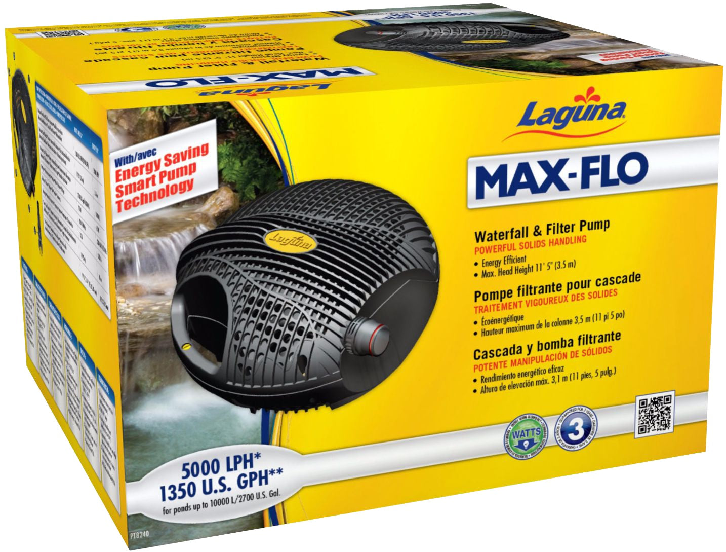 Laguna Max-Flo 1350 Waterfall Pump 5000lph 3.3m
