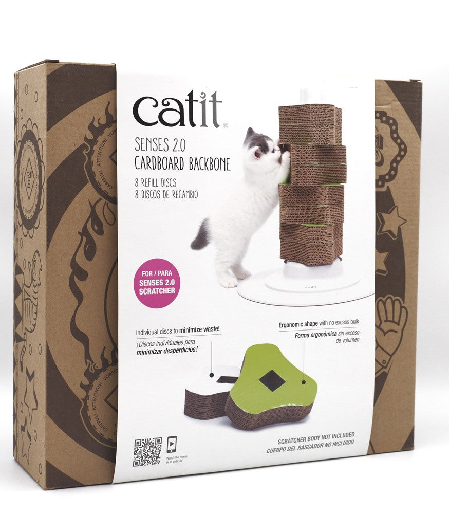 Catit 2.0 - Refill Senses Scratcher Tower (set of 8)
