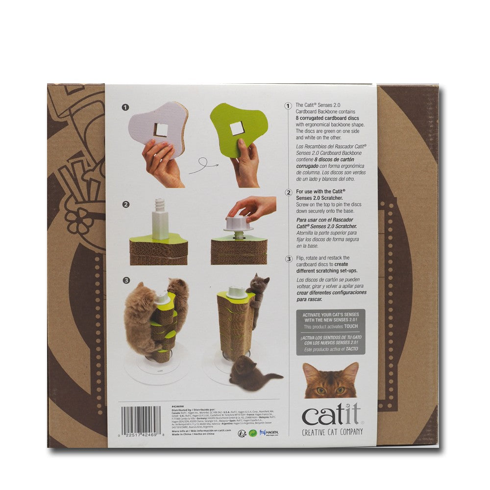 Catit 2.0 - Refill Senses Scratcher Tower (set of 8)