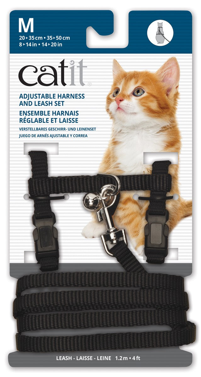 Cat It Harness and Lead Black Medium