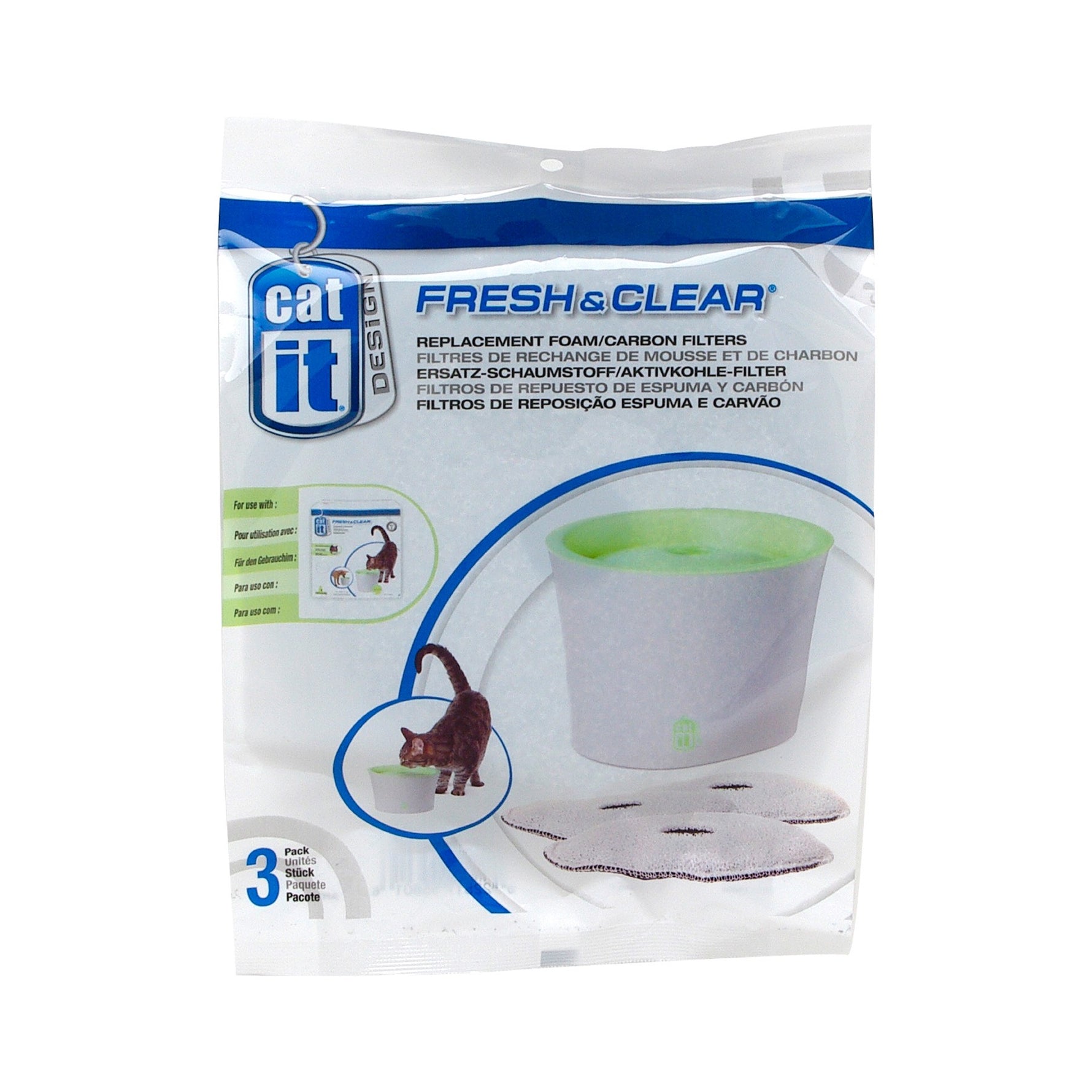 Catit Fresh & Clear Drinking Cartridge Replacement 3 Pack