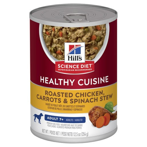 Science Diet Dog Mature  Healthy Cuisine Chicken & Carrot Stew can 354G