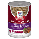 Science Diet Dog Healthy Cuisine Braised Beef  & Pea Stew 354g