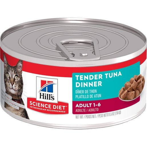 Science Diet Cat Adult Tuna 156g can