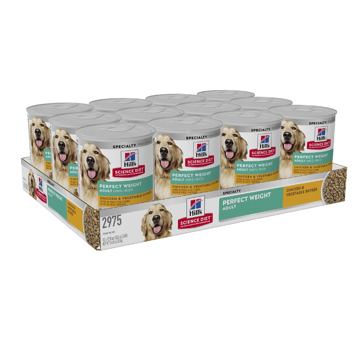 Pack of 12 Science Diet Dog Perfect Weight Can 363g