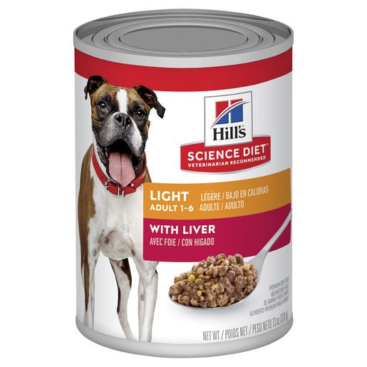 Science Diet Dog Adult Light 370g can