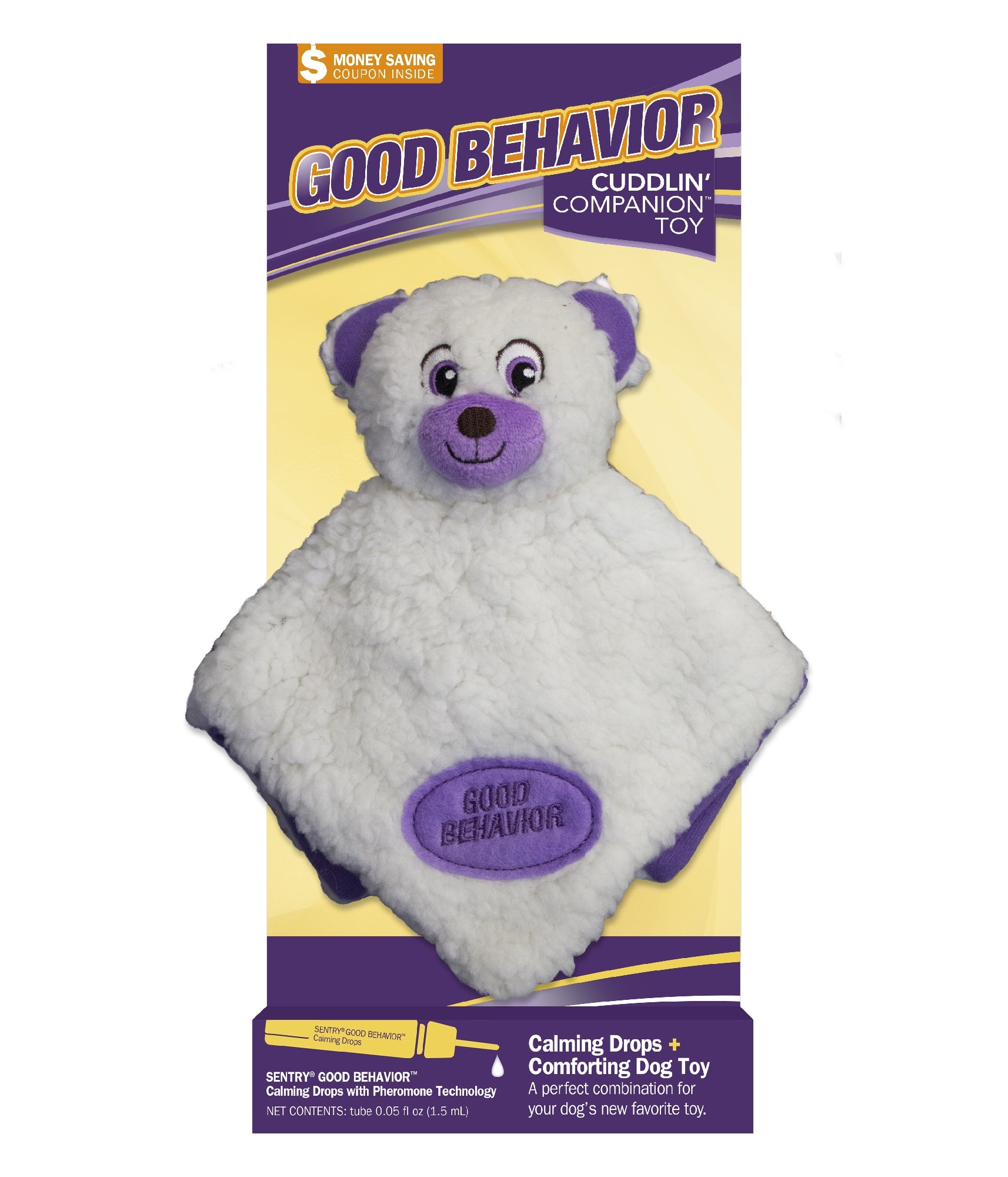 Sentry Good Behaviour Calming Snoozy Bear Plush Toy