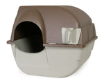 Omega Paw Roll n Clean Easy Clean Covered Cat Litter Box - Regular