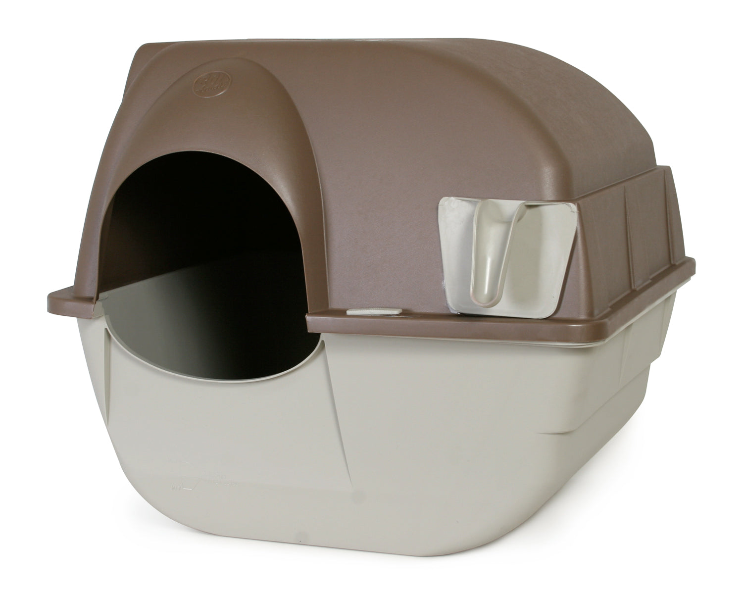 Omega Paw Roll n Clean Easy Clean Covered Cat Litter Box - Regular