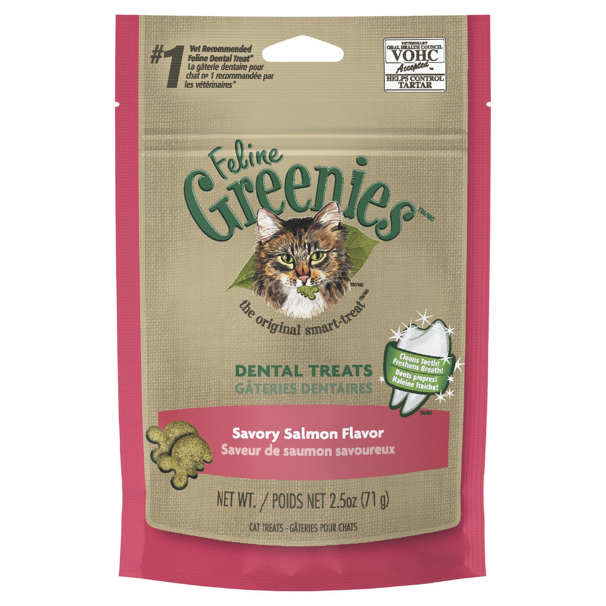 Greenies Cat Dental Treats Salmon 71G