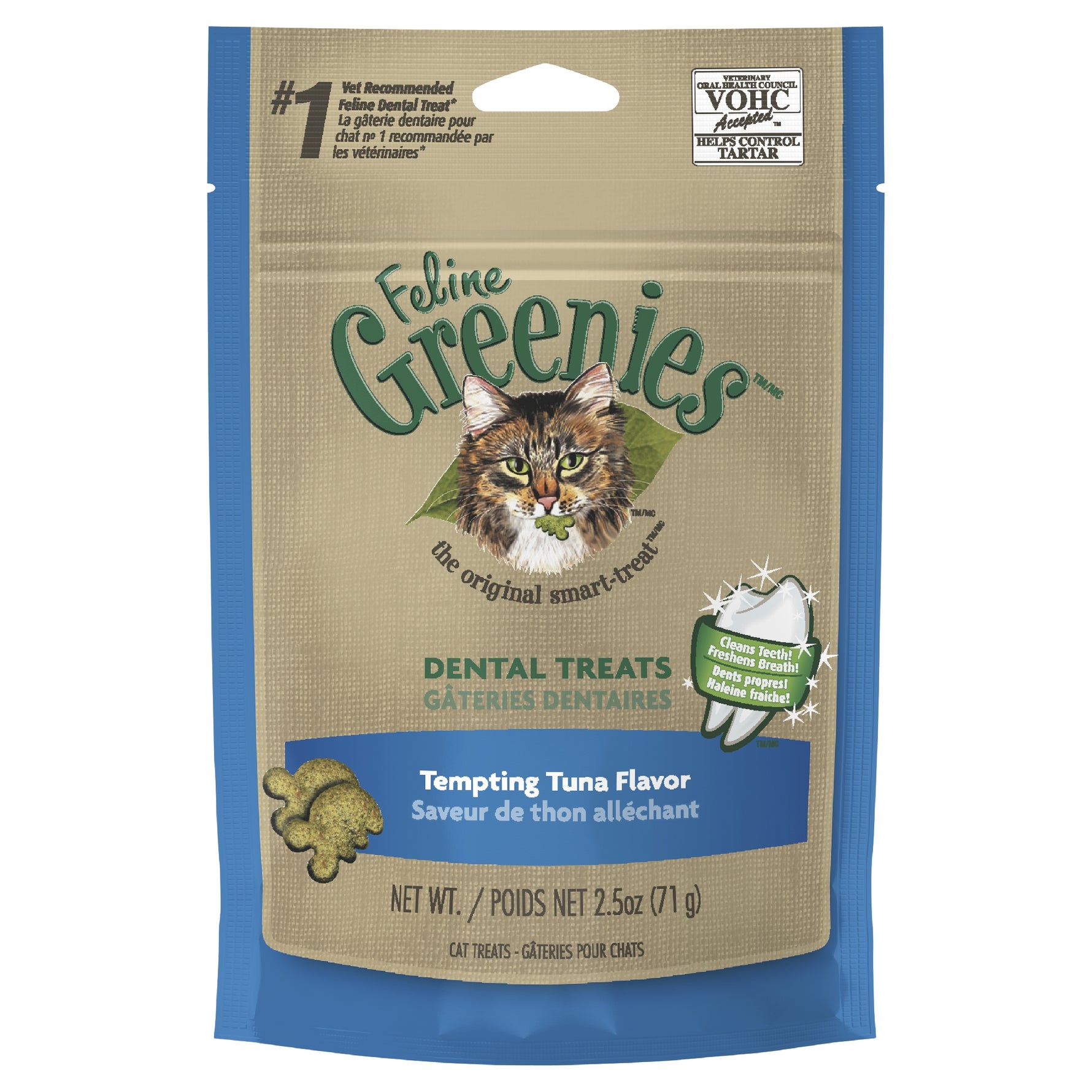 Greenies Cat Dental Treats Tuna 71G