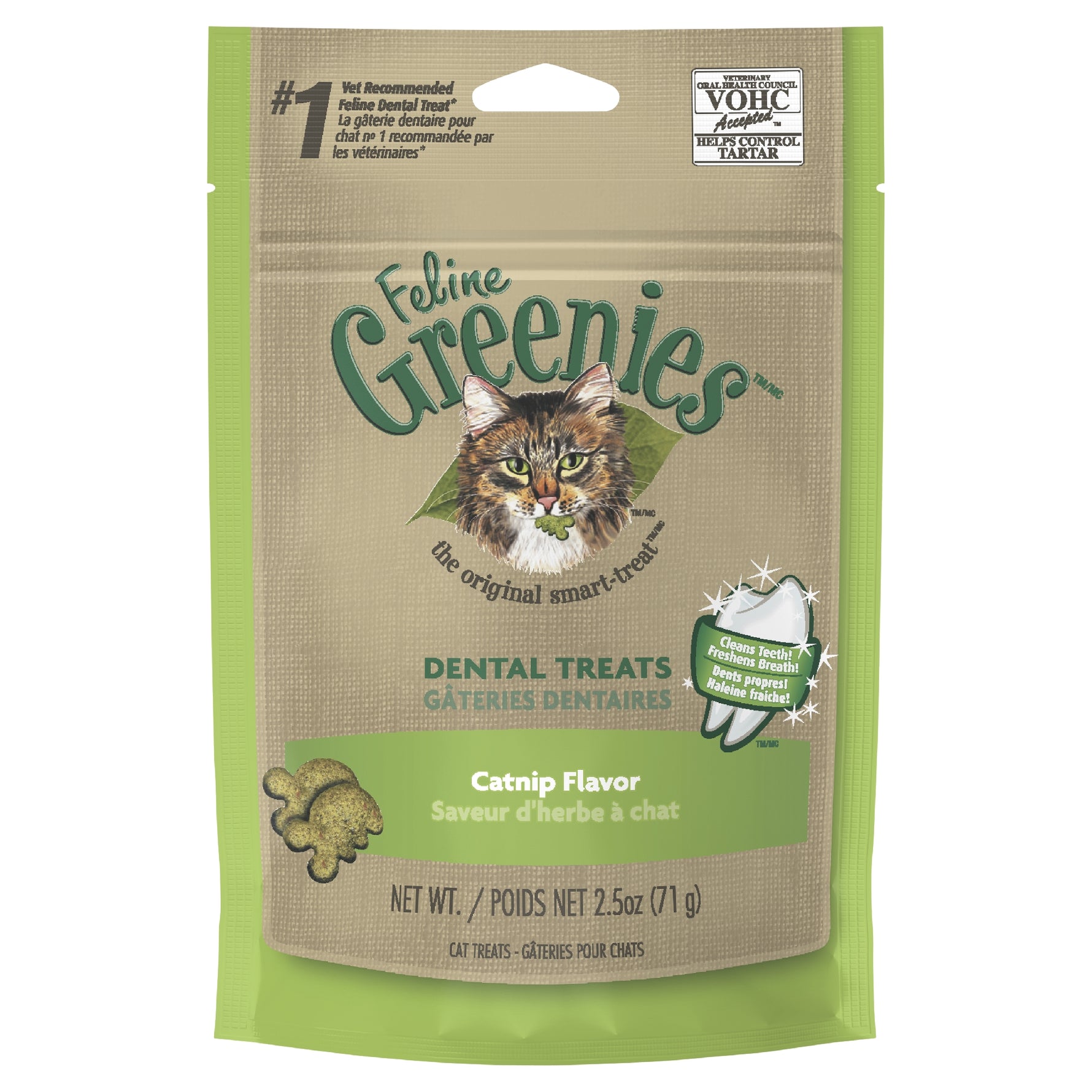 Greenies Cat Dental Treats Catnip 71G