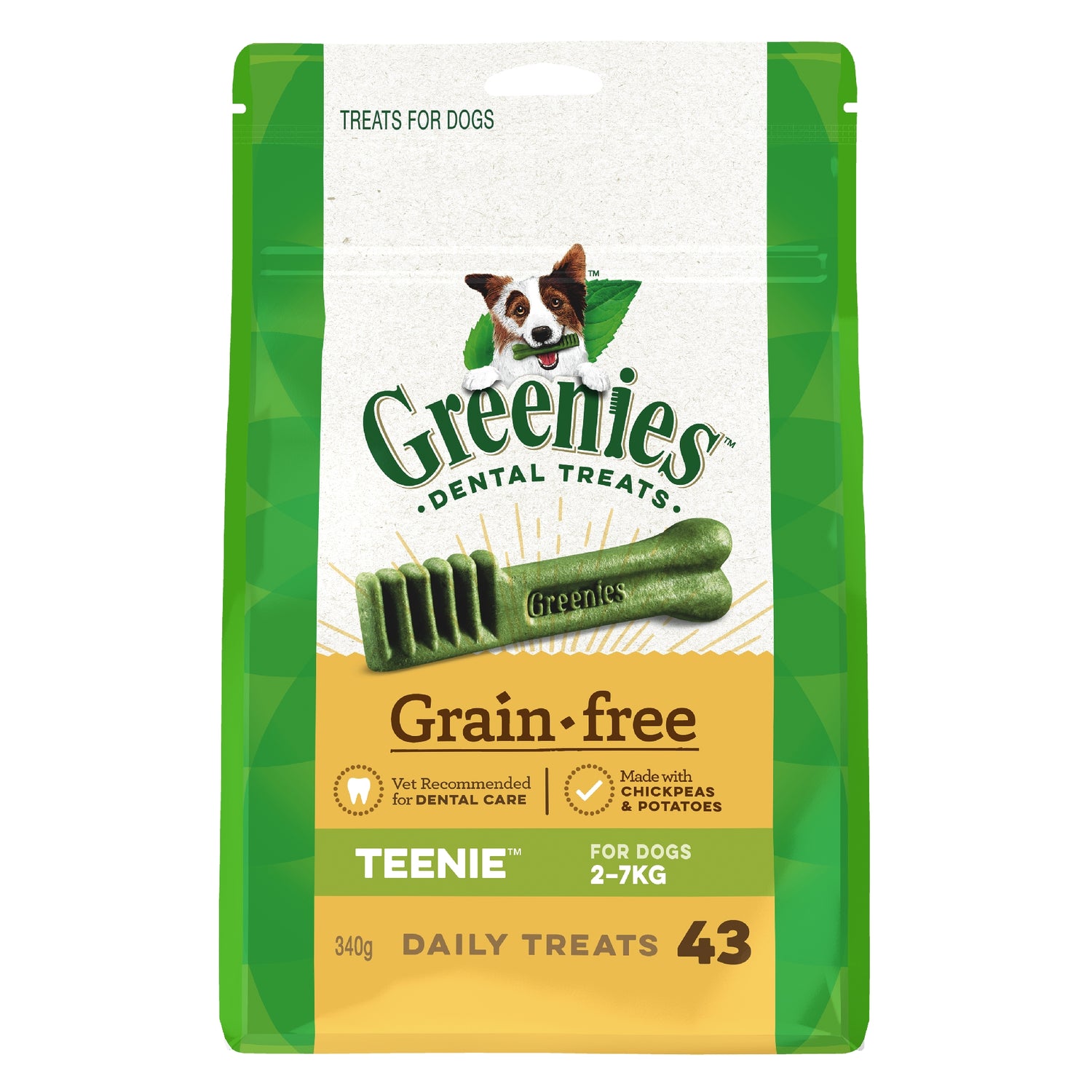 Greenies Grain Free Treat Pack Teenie 340G