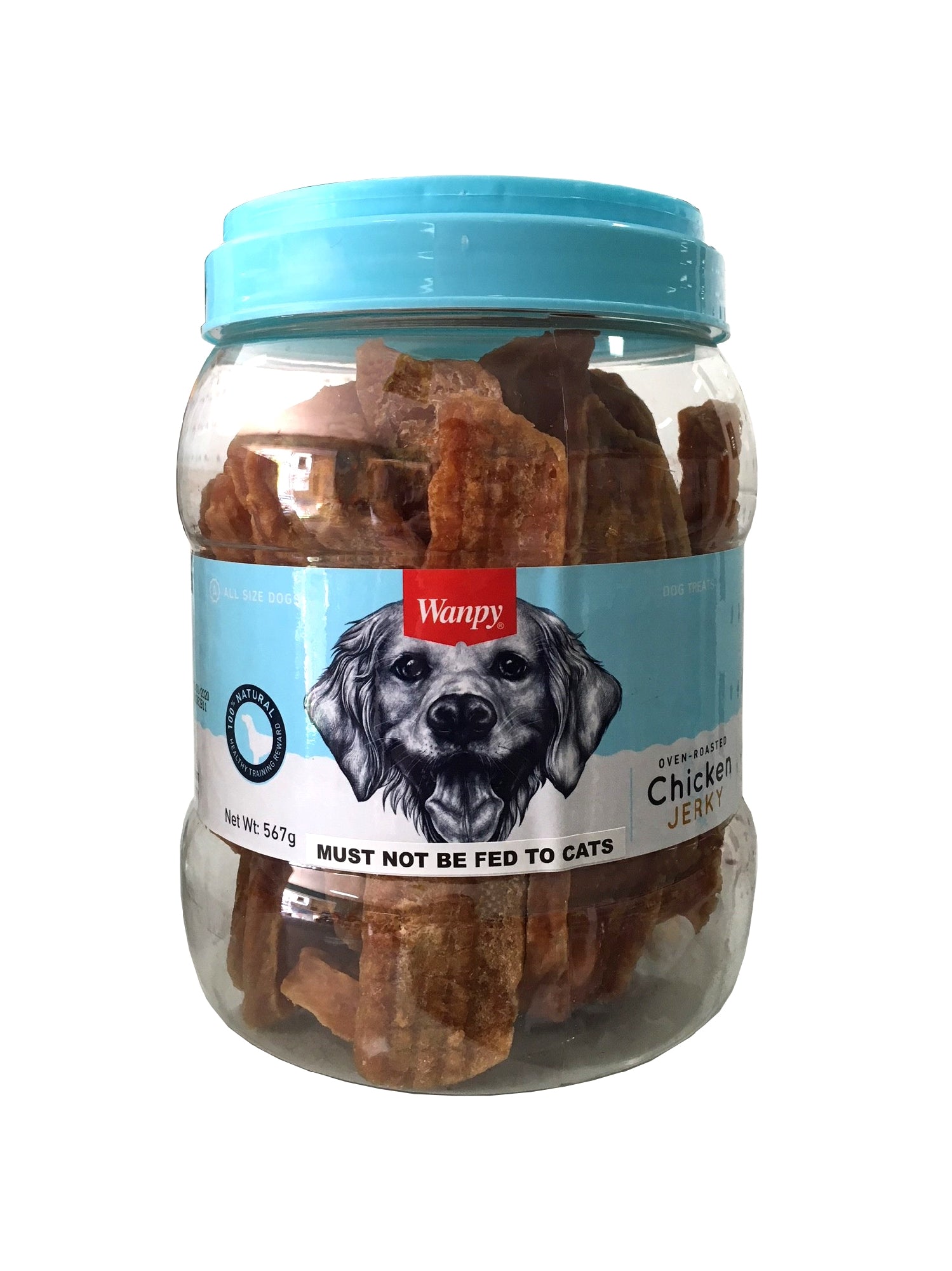 WPY41 CHICKEN JERKY JAR 576G