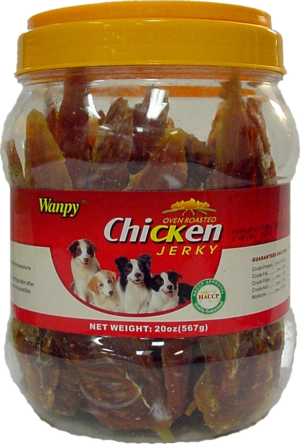 WPY41 CHICKEN JERKY JAR 576G