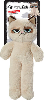Grumpy Cat Floppy Plush Dog Toy