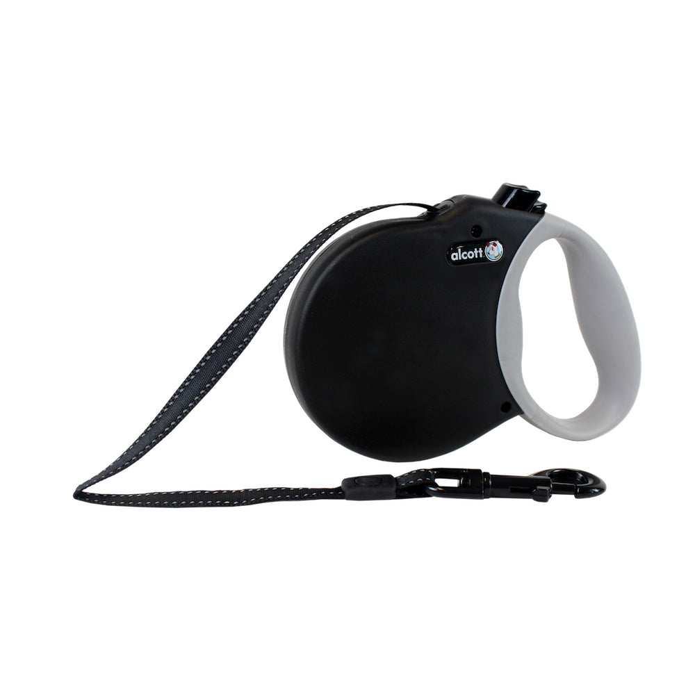 Alcott Adventure retractable leash 4.8mtr  Large [Clr:Black]