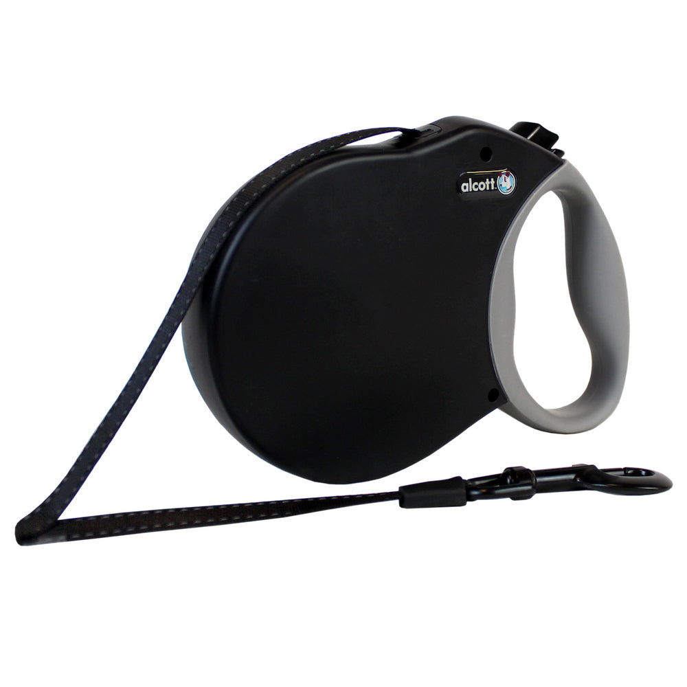 Alcott Adventure retractable leash 6.5 m Xlarge [Clr:Black]