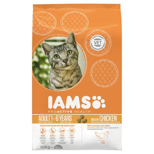 IAMS CAT ADULT CHICKEN 10KG