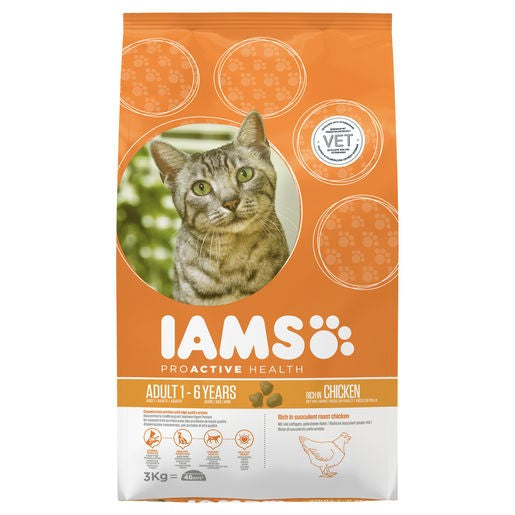 IAMS CAT ADULT CHICKEN 3KG