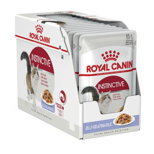 Pack of 12 Royal Canin Cat Instinctive Adult  7 Plus Jelly 85g Pouch