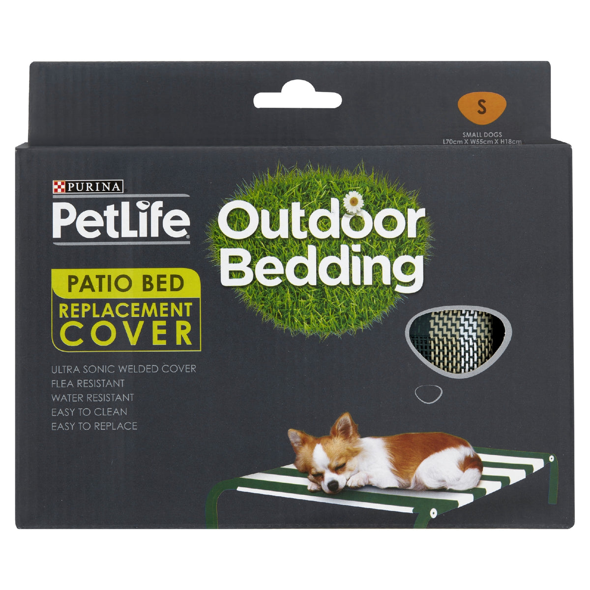 Purina Pet Life Outdoor Patio Bed -replacement cover-Small