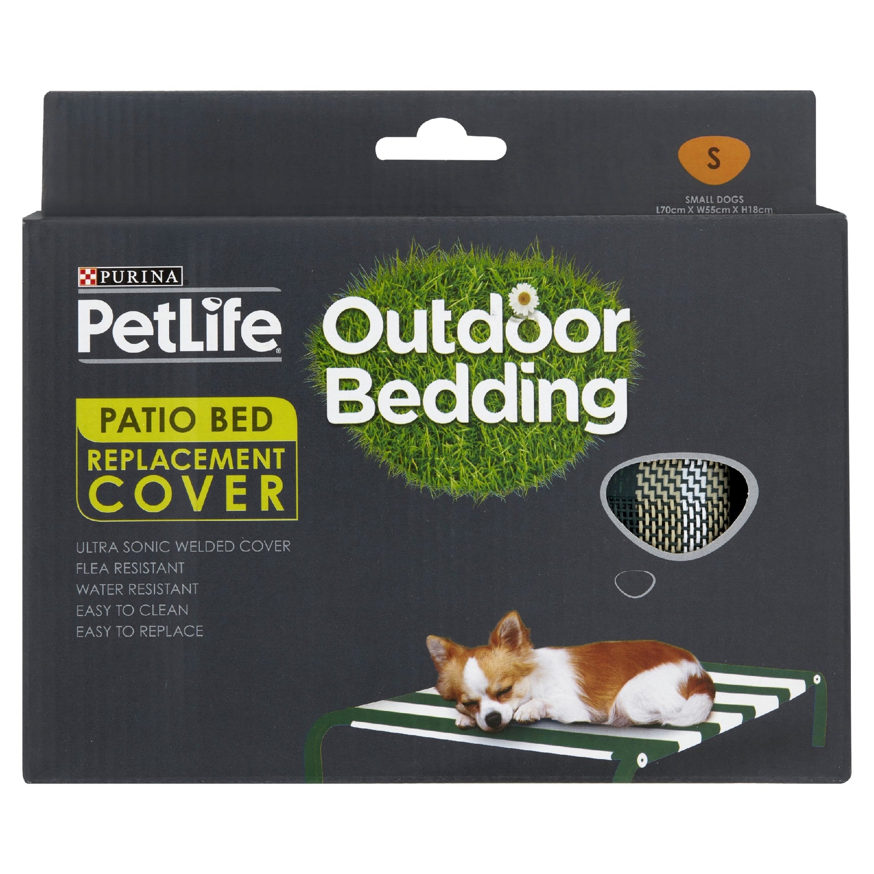 Purina Pet Life Outdoor Patio Bed -replacement cover-Small