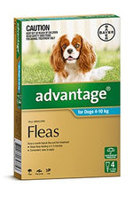 Advantage Dog Aqua 4Kg -10Kg 4 Pack