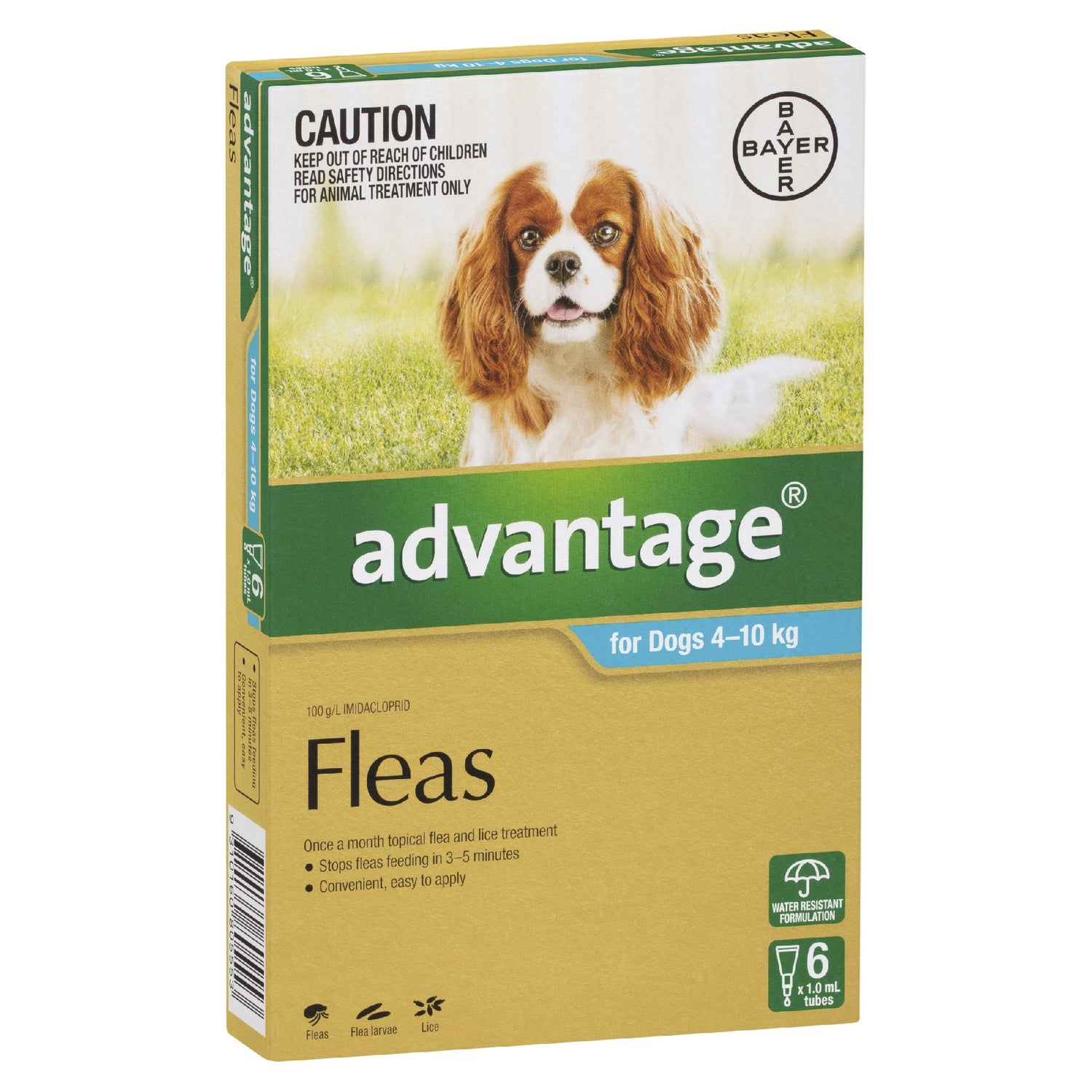 Advantage Dog Aqua 4-10Kg 6Pk