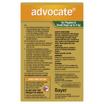 Advocate Dog Green 0-4Kg