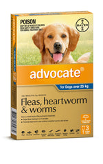 Advocate Dog Blue 25Kg & Over [PS:3 Pack]