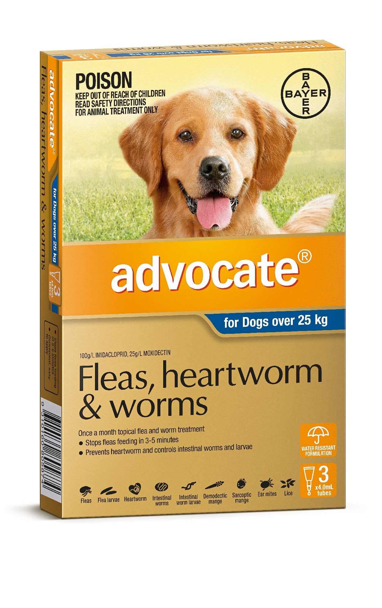 Advocate Dog Blue 25Kg & Over [PS:3 Pack]