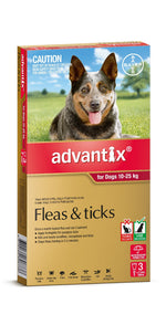 Advantix Dog Red 10Kg - 25Kg [PS:3 Pack]
