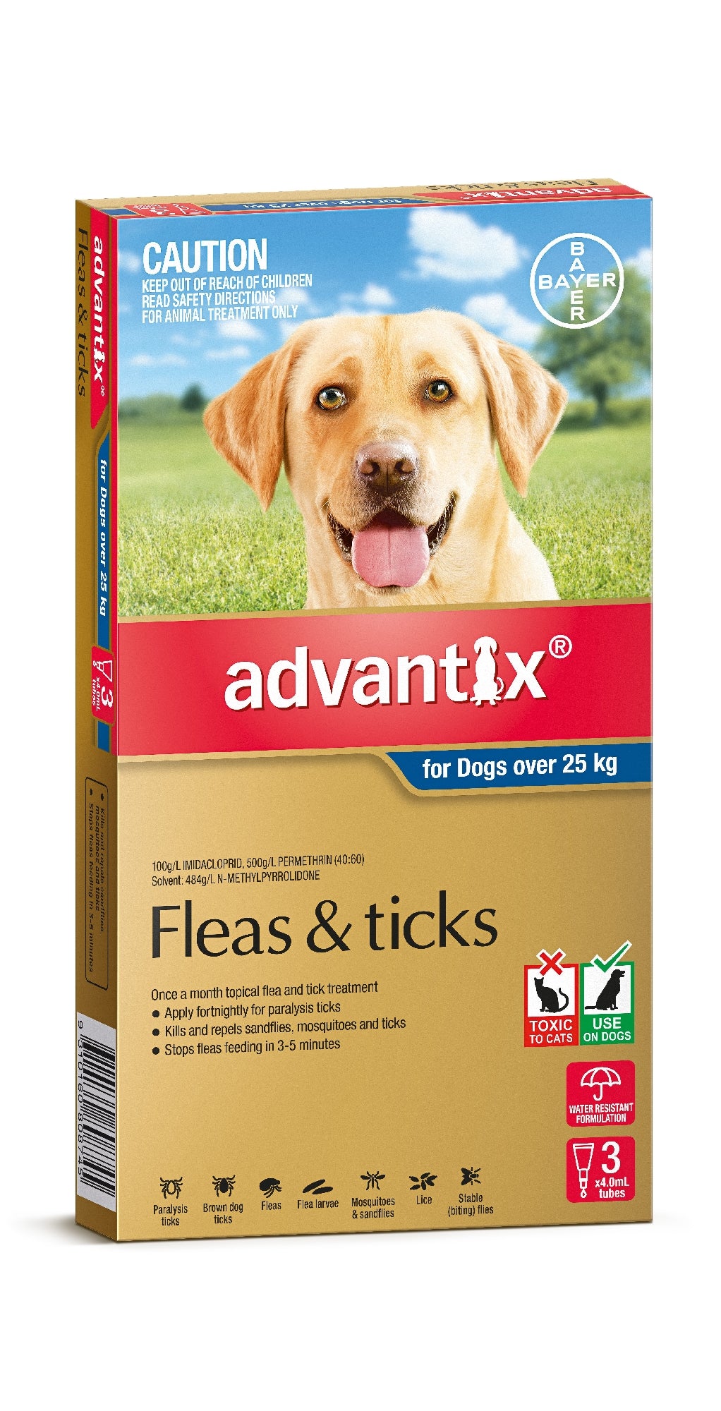 Advantix Dog Blue Over 25Kg [PS:3 Pack]