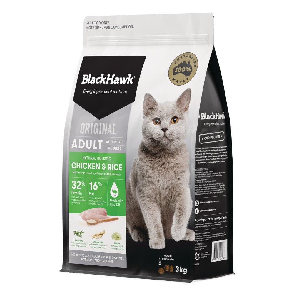 Black Hawk Feline Chick And Rice 3Kg 