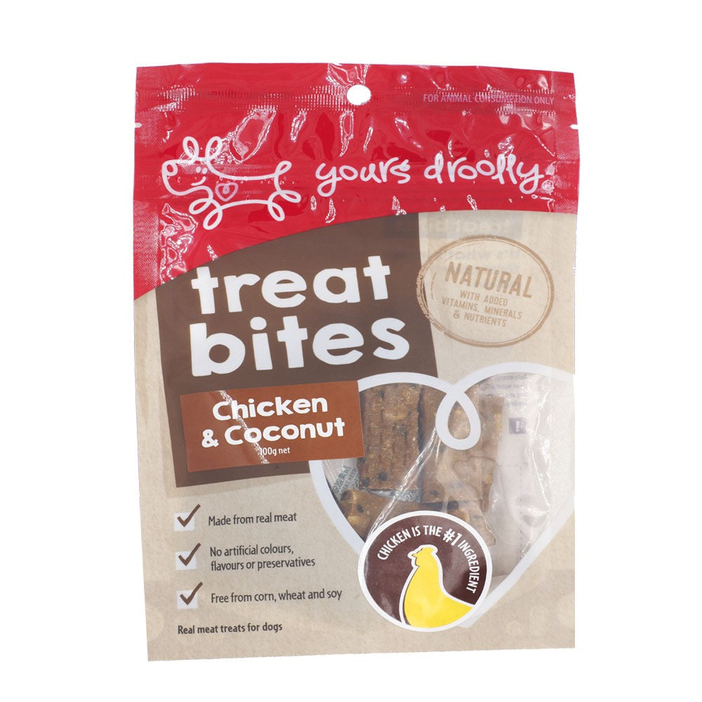 Yours Drooly Chicken & Coconut Treats 100G